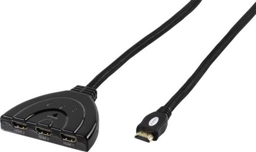 Vivanco VVVHDMISWITCH31 conmutador de vídeo HDMI