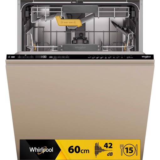 Whirlpool Lavastoviglie Maxispace BI 60 cm, classe B, 15 coperti, terzo cesto Space Clean