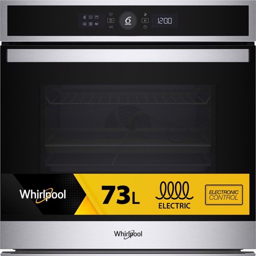 Whirlpool WOI4IS8PPM0SXA Forno Inox 17 funzioni, Pizza310° Cook4 Steam+ AirFry classe A+ 73Lt, Pirolisi+Idrolisi