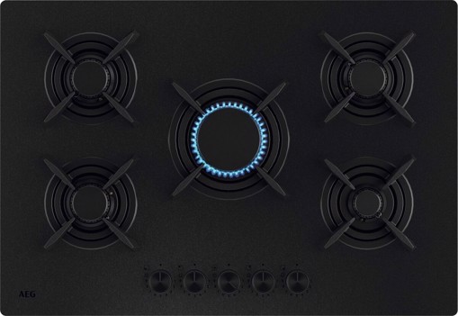 AEG PIANO GAS COMANDI FRONTALI 75 CM HKB75423NL