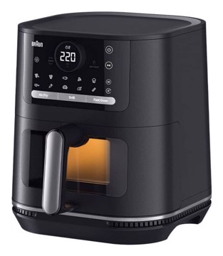 Friggitrice ad aria 6 lt 2000w ceramica 20progr.2resis