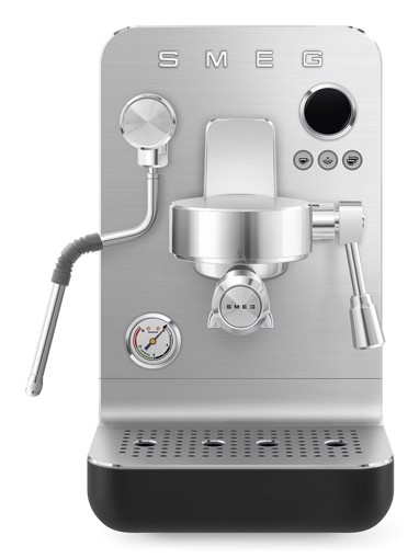 Smeg Macchina da caffè espresso Minipro Linea Collezione - Nero Opaco - EMC02BLMEU
