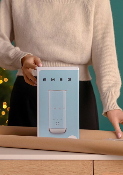 Smeg MFF02PGEU montalatte e scaldalatte Verde