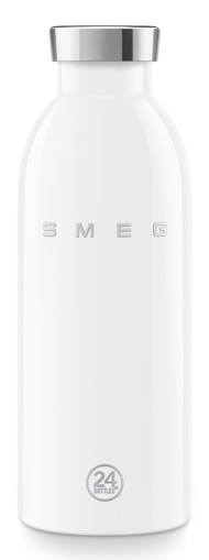 Smeg WBF01WH borraccia Uso quotidiano 500 ml Acciaio inox, Silicone Bianco