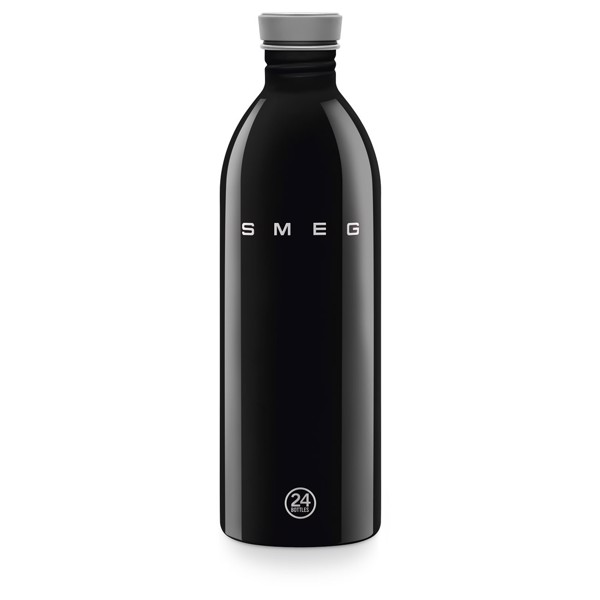 Smeg Nero Wbf02bl Borraccia Uso Quotidiano 1000 Ml Acciaio Inox