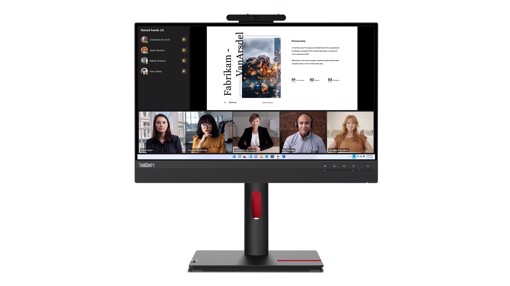 Lenovo ThinkCentre Tiny-In-One 22 Gen 5 Monitor PC 54,6 cm (21.5") 1920 x 1080 Pixel Full HD LED Nero