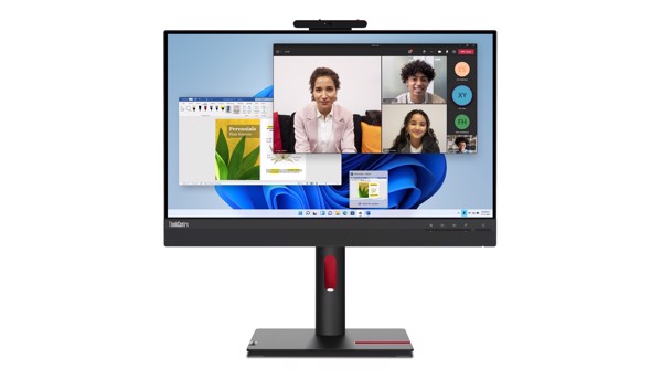 Lenovo ThinkCentre Tiny-In-One 24 Gen 5 Monitor PC 60,5 cm (23.8") 1920 x 1080 Pixel Full HD LED Touch screen Nero