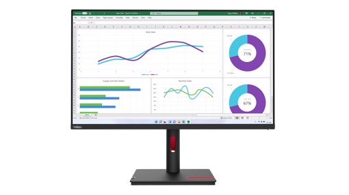 Lenovo ThinkVision T32h-30 Monitor PC 80 cm (31.5") 2560 x 1440 Pixel Quad HD LED Nero