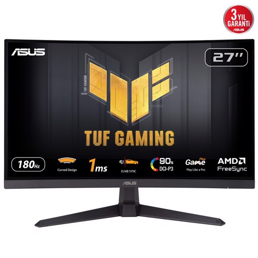 ASUS TUF Gaming VG27VQ3B Monitor PC 68,6 cm (27") 1920 x 1080 Pixel Full HD LCD Nero