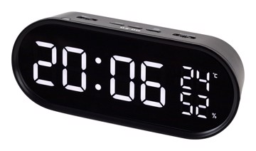 Radiosveglia multifunzione nera