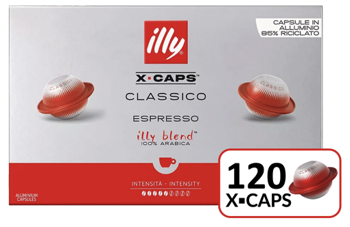 Capsule caffè in alluminio X▪CAPS Classico PACK 120 pz