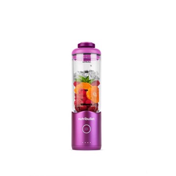 Frullatore a bicchiere portabl 590ml ricaric.usb viola