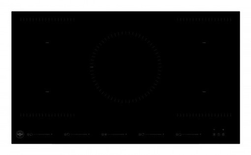 Bertazzoni La Germania PLG95I2M30NC piano cottura Nero Da incasso 90 cm Piano cottura a induzione 5 Fornello(i)