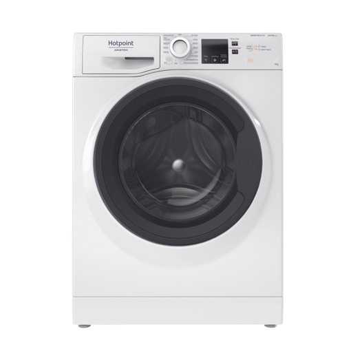 Hotpoint Ariston NF98WK IT STD 9kg, Classe A-20%, Bianco, Motore Inverter 1400 giri, Display digitale, Vapore, Porta nera