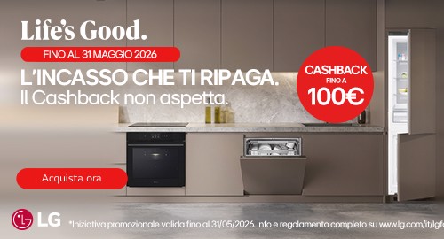 L’INCASSO CHE TI RIPAGA ANCORA: acquista un prodotto in promozione e ricevi un cashback fino a €100