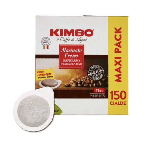 Kimbo 014405 Cialde caffè macinato fresco 150 pz