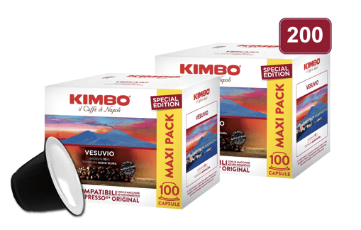 Kimbo Capsule caffè per Nespresso Vesuvio 200 pz