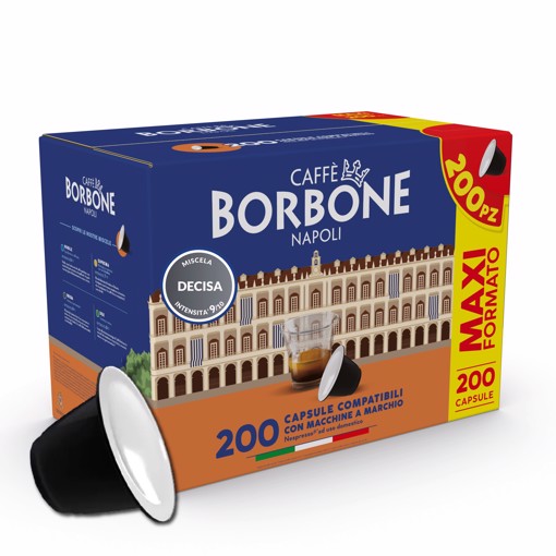 Caffè Borbone confezione maxi Capsule nespresso decisa 200 pz