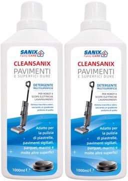 Detergente universale paviment bi-pack 2 flaconi da 1 litro