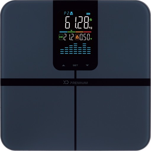 XD Enjoy XDCAM9629P bilance pesapersone Quadrato Nero, Grigio Bilancia pesapersone elettronica
