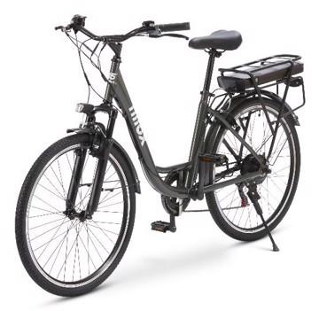 E-bike doc j5 pro grigio 22kg,25km/h,80km,ruote da 26'