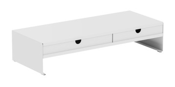 Cassetto in metallo porta pc bianco
