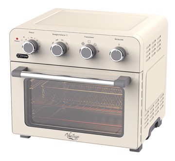Fornetto ventilato friggitrice 23l.1700w 360grill+piattopiz