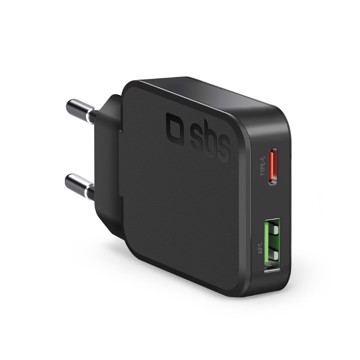 Ultra slim wall charger nero