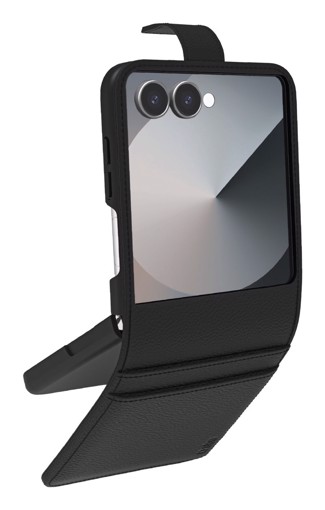 SBS TEWALSAZFLIP7K custodia per cellulare 17,5 cm (6.9") Cover Nero, Trasparente