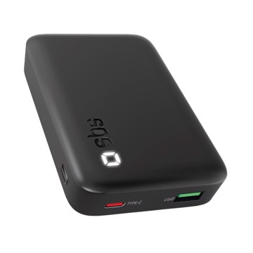 Powerbank 10.000mah pd20w nero