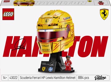 Casco di lewis hamilton scuder