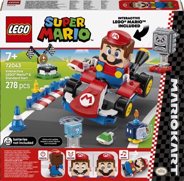 Mario kart mario interattivo e kart standard