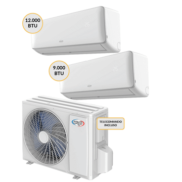 Climatizzatore fisso dual cldesigndual18ue+m09ui+m12ui