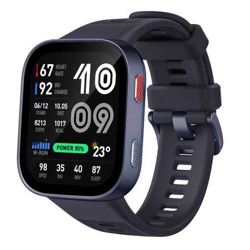 Amazfit Bip Max 5,26 cm (2.07") AMOLED Digitale 432 x 514 Pixel Touch screen Blu Wi-Fi GPS (satellitare)