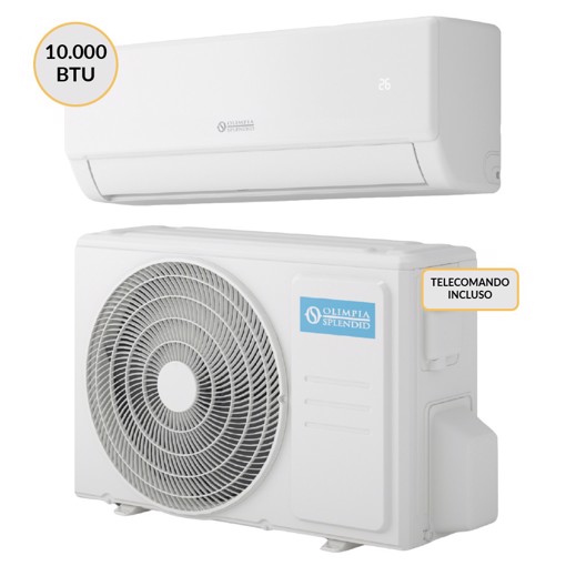 Olimpia Splendid Condizionatore MONO split Inverter 10000 btu Wi-Fi OSCAAQH10EI + OSSAAQH10EI Climatizzatore Fisso