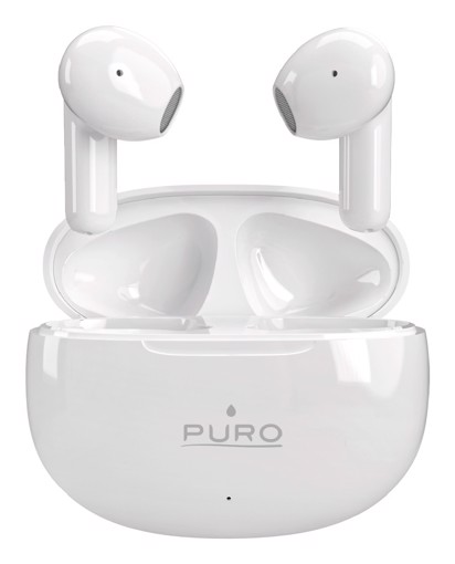 PURO PUBTIPHF24WHI cuffia e auricolare Wireless In-ear Musica e Chiamate Bianco