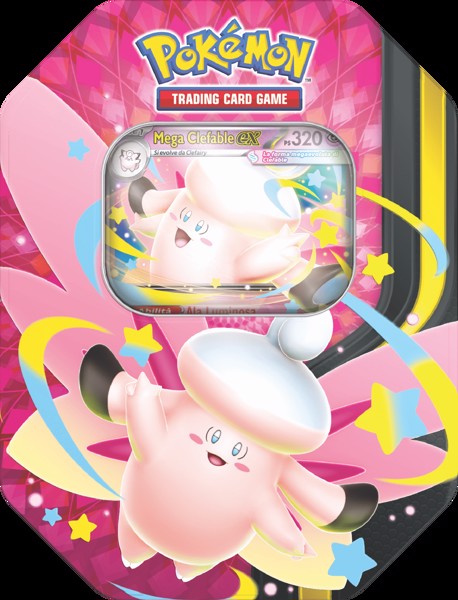 Pokémon PK10389I Tin da Collezione Mega Chiarodiluna