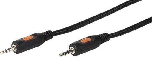 Vivanco VVAJACK25MMK cavo audio 2,5 m 3.5mm Nero