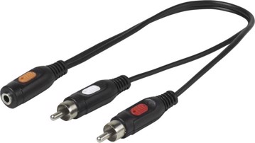 Adattatore audio rca-jack3,5mm