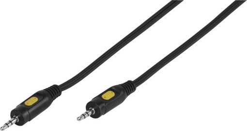 Vivanco VVAJACK50MMK cavo audio 5 m 3.5mm Nero