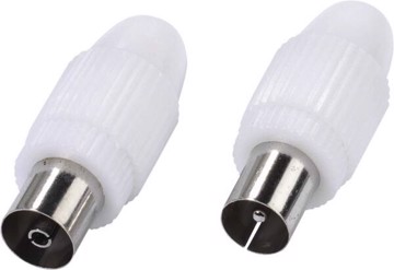 Connettori coassiale m/f 2pz
