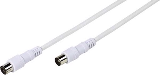 Vivanco VVANX15MFW cavo coassiale 1,5 m Bianco