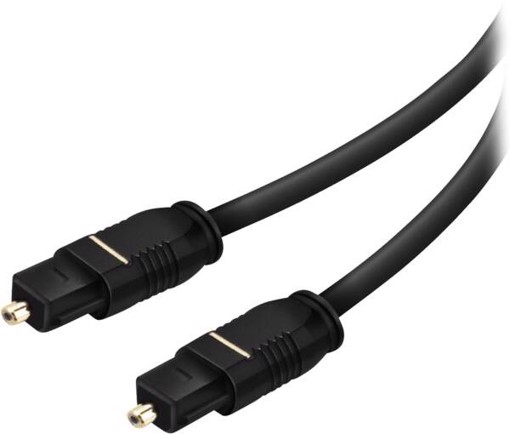 Vivanco VVATOSL20K cavo InfiniBand e in fibra ottica 2 m Toslink Nero