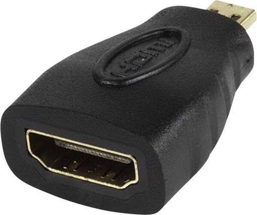 Vivanco VVVADAHDMIFMHDMIM adattatore per inversione del genere dei cavi HDMI HDMI-Micro Nero