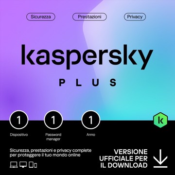 Antivirus + vpn kaspersky plus 1 device 1 year