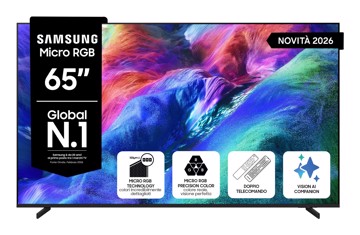 Televisore mrgb 65" uhd hdr10+ 144hz,4u,2u,t2/s2,smr,al.ga,p