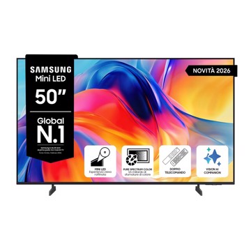 Televisore mled 50" uhd hdr10 3hdmi,1usb,t2/s2,smr,al.ga.,p
