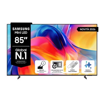 Televisore mled 85" uhd hdr10 3hdmi,1usb,t2/s2,smr,al.ga.,p