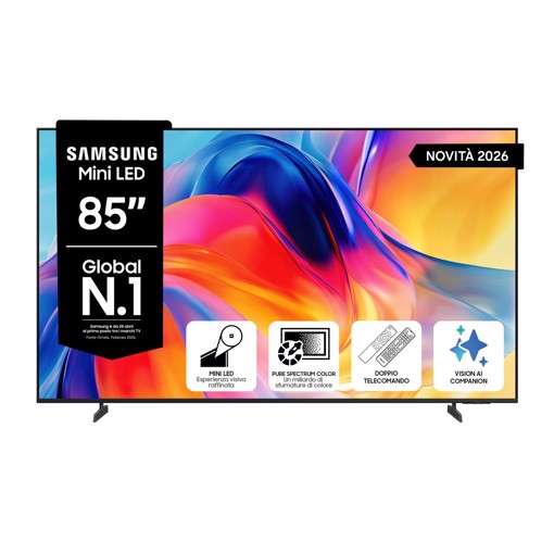 Samsung Mini LED 4K Vision AI Smart TV 85" UE85M70HAUXZT, 2026