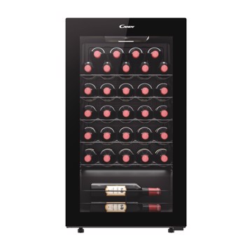Frigo cantina nera 33bottiglie h85 l47,5 p45,6